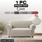 Stretch Spandex Sofa Cover 1 2 3 Seater Elastic Couch Slipcover Anti-Scratch Pet-Friendly Machine Washable Furniture Protector Holiday Gift