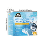 Washing Machine Cleaner & Descaler Tablets – Deep Cleaning for HE Front Loader & Top Load Washers, Removes Odor, Drum & Tub Seal Cleaner, Septic Safe, 7 to 40 Pack