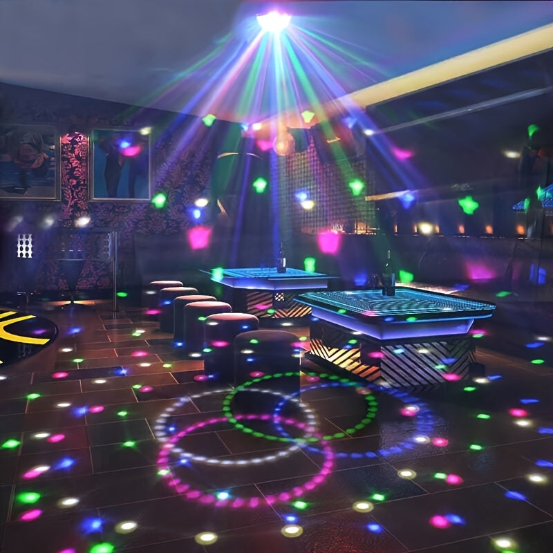 Party Lights with Remote Control, Disco Ball Strobe DJ Light for Dance Parties, Birthday Decorations & Home Room – Music Sync LED Effect – 2 or 4 Pack