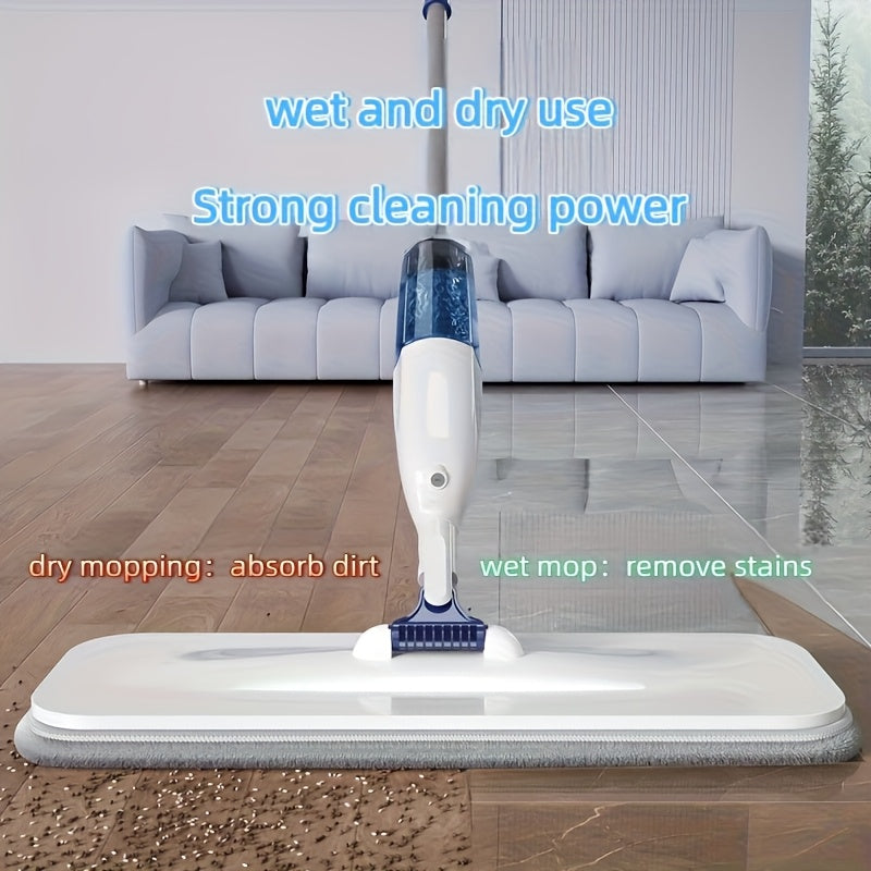 Spray Mop for Floor Cleaning with 5 Replaceable Pads & Reusable Bottle 360-Degree Flexible Dry Wet Mop Long Handle for Hardwood Tile Bedroom Kitchen Bathroom Living Room