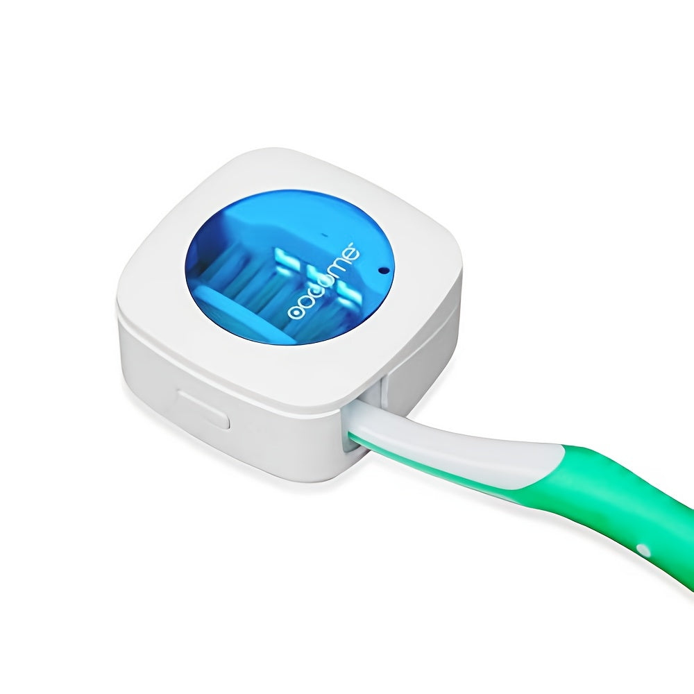 USB Rechargeable Toothbrush Case & Protective Cover – Compact Portable Toothbrush Box with Flip-Top, 200mAh Battery, 4 Colors for Travel Home Dorm & Gifting