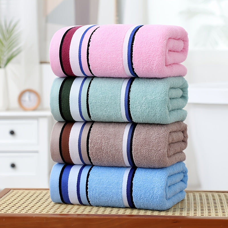 100% Cotton Bath Towel 27.6x55in – GSM360 Super Soft Absorbent Quick-Dry Towel, Skin-Friendly Bathroom Essential & Gift for Family (6 Colors)