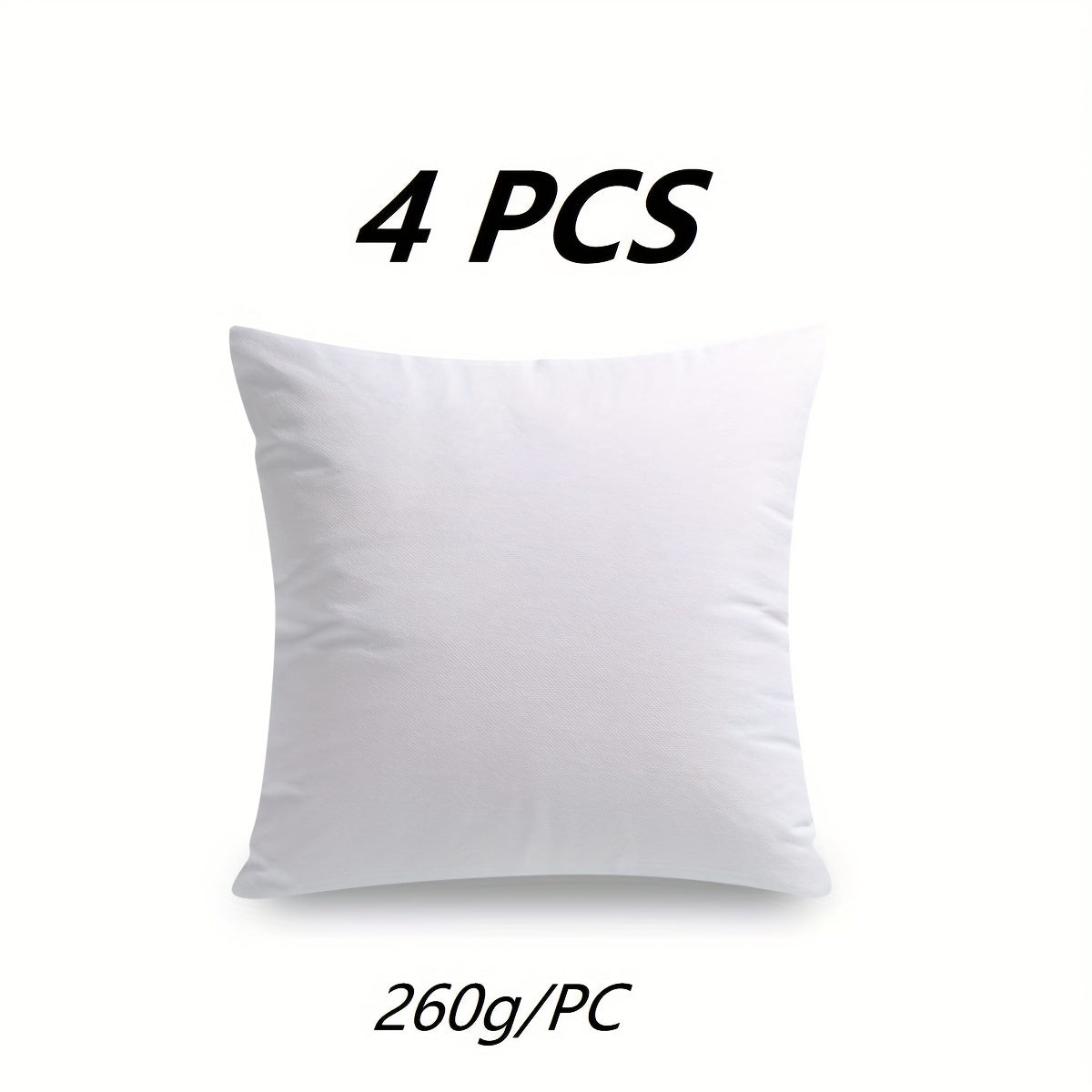 Pillow Insert Hypoallergenic Fluffy Filling Cushion Core – High Elastic Thick Filler for Sofa Throw Pillow, 12x20 18x18 20x20 Inch, Pack of 1-5