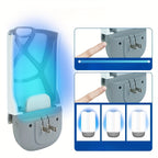 UV Sticky Trap Mosquito Killer Lamp Plug-In Indoor Bug Zapper with 10 Replacement Sticky Films Blue-Purple Light Non-Toxic Odorless Fly Insect Trap for Home Bedroom Kitchen Office