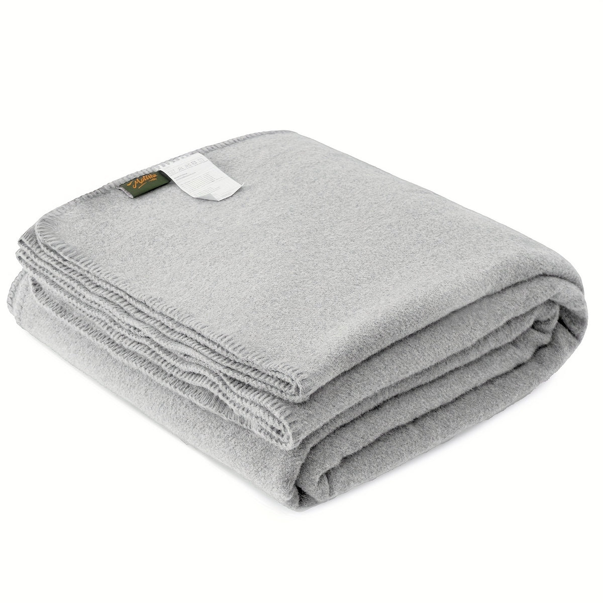 Merino Wool Blanket – Large 62”×86” Warm Thick Washable Throw | Sofa, Bed, Camping & Outdoor | 6 Colors | All Seasons