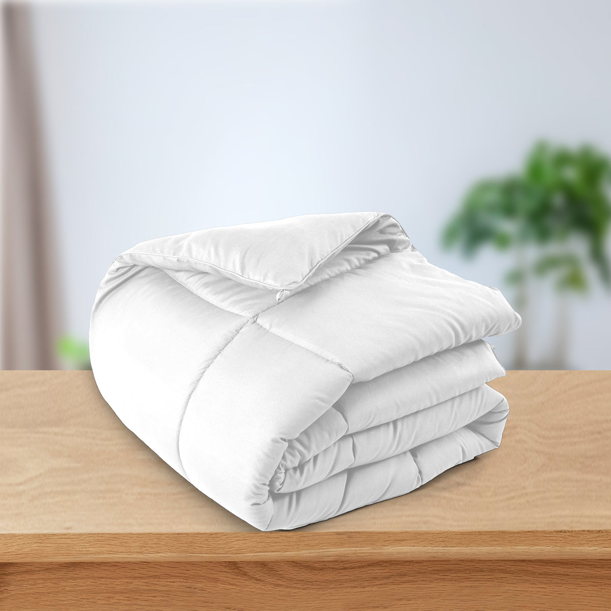 All Season Comforter with Corner Tabs & Box Stitching – Soft Fluffy Lightweight Hotel-Quality Duvet Insert for Twin Queen King, Breathable Year-Round Bedding