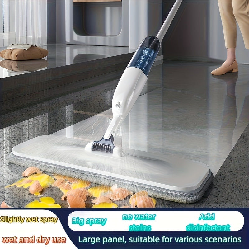 Spray Mop for Floor Cleaning with 5 Replaceable Pads & Reusable Bottle 360-Degree Flexible Dry Wet Mop Long Handle for Hardwood Tile Bedroom Kitchen Bathroom Living Room