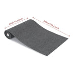 Non-Slip Hallway Runner Rug Self-Adhesive TPR Backing Ultra-Thin 0.4mm 5 Colors 6 Sizes for Kitchen Bedroom Living Room Entryway Hardwood Floors