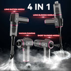 Wireless Handheld Vacuum Cleaner 6Kpa Suction & Blow USB Rechargeable Quiet Mini Vacuum for Home Car Office Pet Hair Dust