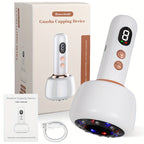 Rechargeable Handheld Body Beauty Massager with 9 Vibration Modes & Suction, USB Charging Electric Massager for Legs, Arms & Belly, Skin Glowing & Full Body Muscle Relaxation, Gift for Women & Men