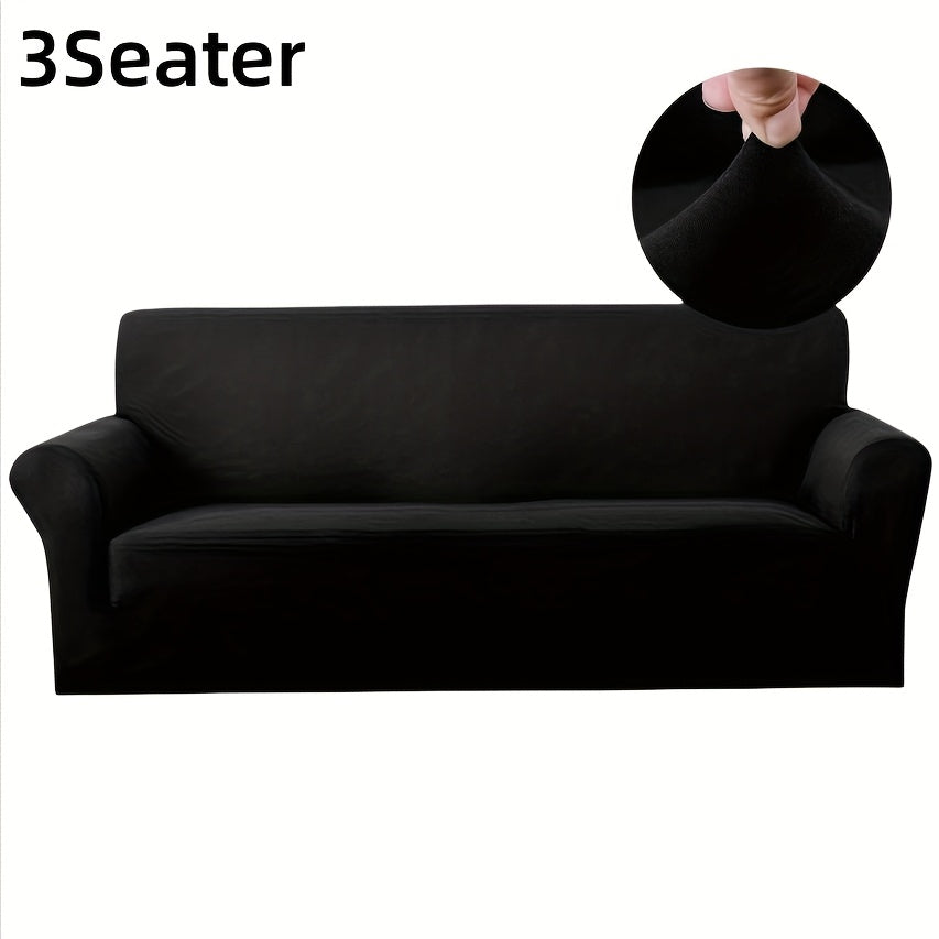 Elastic Anti-Slip Sofa Cover Cat Paw Protection – Stretch Furniture Slipcover for Living Room, Bedroom & Office, Easy Care Fabric Couch Cover (Pillowcase Not Included)
