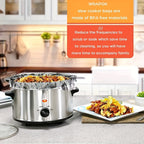 Slow Cooker Liners 40 Pack 13x21 Inch Disposable Pot Liners Fit 3-8 Quart Oval and Round Slow Cookers BPA-Free Heat Resistant to 375F Easy Cleanup