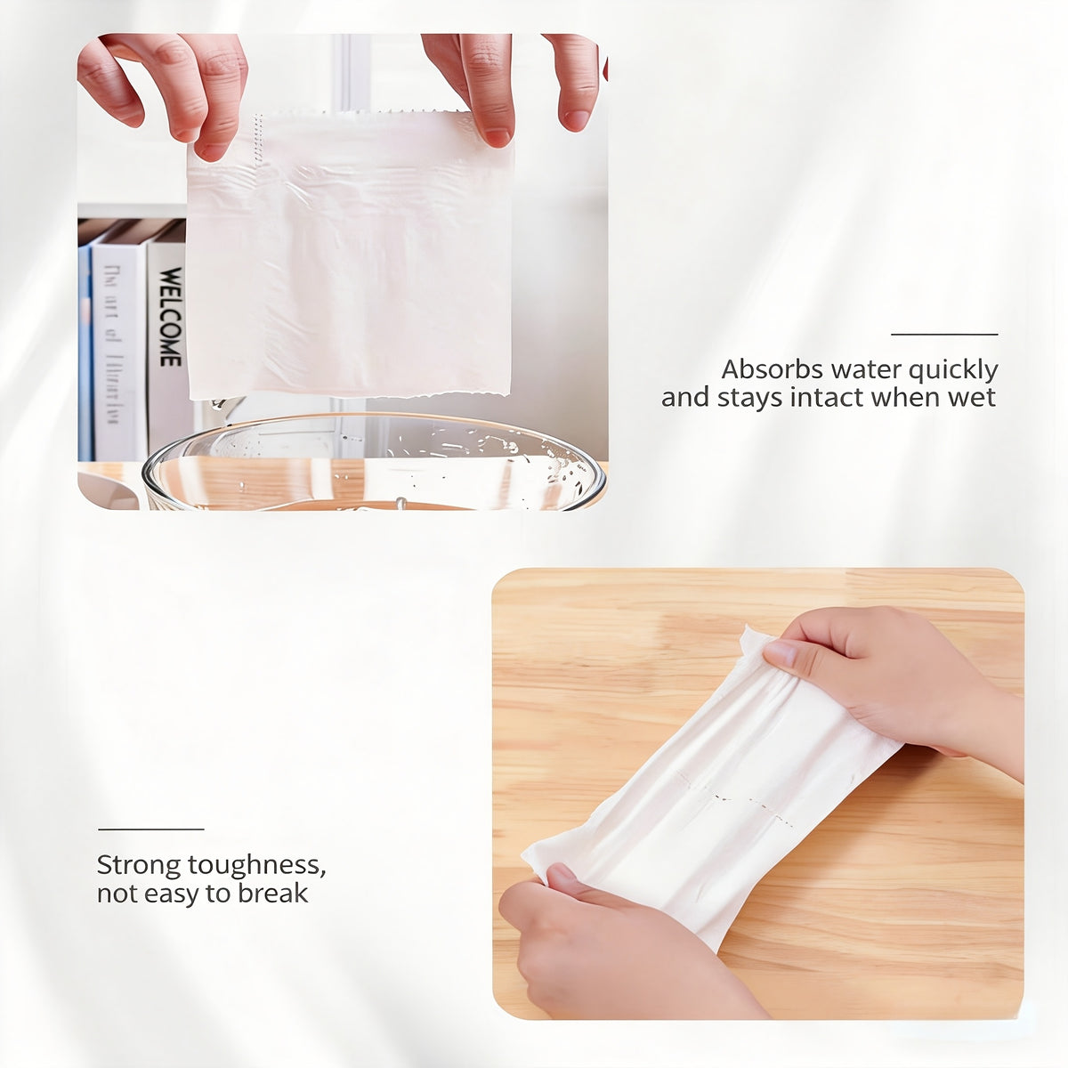 Ultrasoft 4-Ply Facial Tissues 12-Pack 400 Sheets Each - Unbleached, No Dyes, Lint-Free & Absorbent, Thick & Strong for Face Cleaning, Daily Use & Napkin Replacement