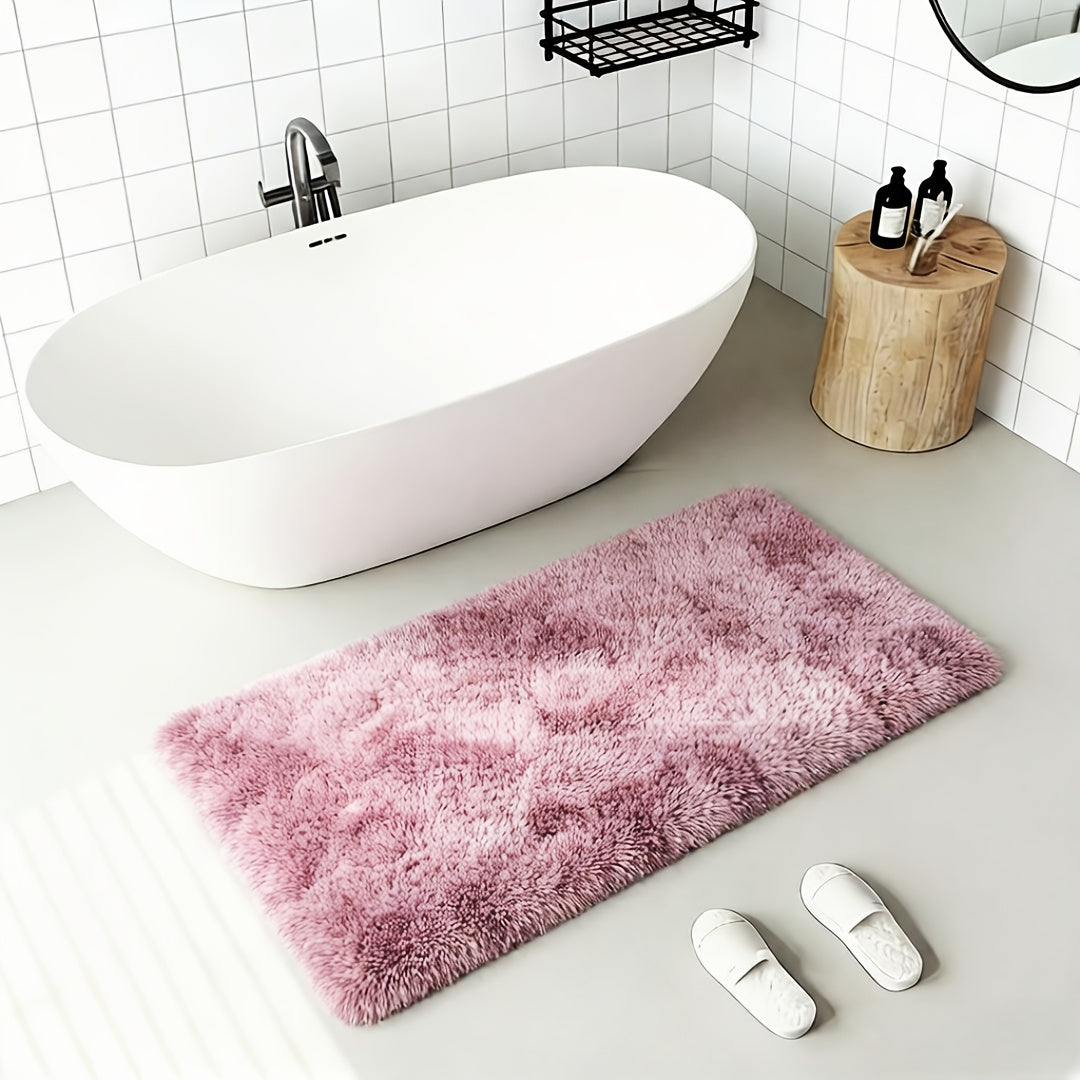 Tie-Dye Fluffy Area Rug – Ultra-Soft Thickened Plush Indoor Mat for Living Room, Bedroom & Office, 9 Colors 6 Sizes, Boho Machine-Woven Floor Carpet
