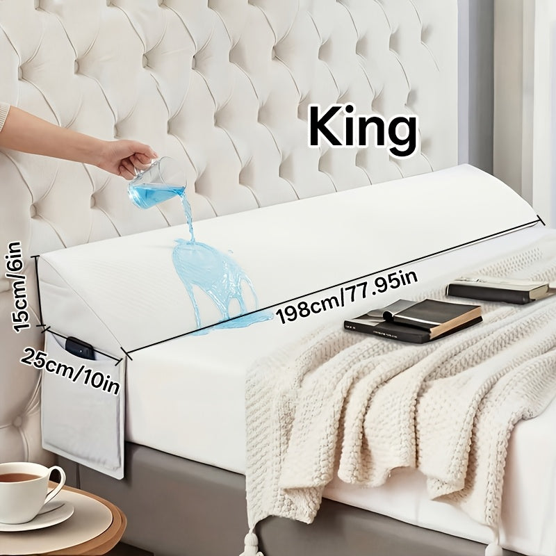 Bed Wedge Mattress Gap Filler Pillow, Headboard Closer Sleeping Pillow Against Headboard or Wall, Removable Cover Anti-Snoring Bed Wedge for Twin Full Queen King