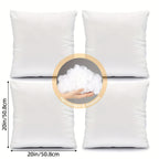 Pillow Inserts 4 Pack White – Choose 12x20, 18x18 or 20x20 Inch | Upgraded Fabric, Waterproof & Soft Touch Options | Square & Lumbar Throw Pillow Stuffer for Couch, Bed, Sofa, Patio & Living Room