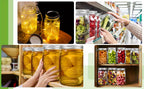 Mason Jars 32oz Wide Mouth with Lids 4 Pack Glass Canning Jars for Pickling Food Storage Meal Prep Salad Jam - Large Glass Jars for Centerpieces Wedding Decor Kitchen Pantry