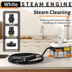 Handheld High Pressure Steam Cleaner High Temperature Portable Steam Mop LCD Display Gear Control 40oz Tank for Kitchen Carpet Sofa Upholstery