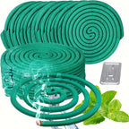 Mosquito Repellent Coils Outdoor Citronella Lemongrass Large Size with Holder – Long-Lasting Bug Repellent for Patio, Garden, Camping & Backyard Summer Use