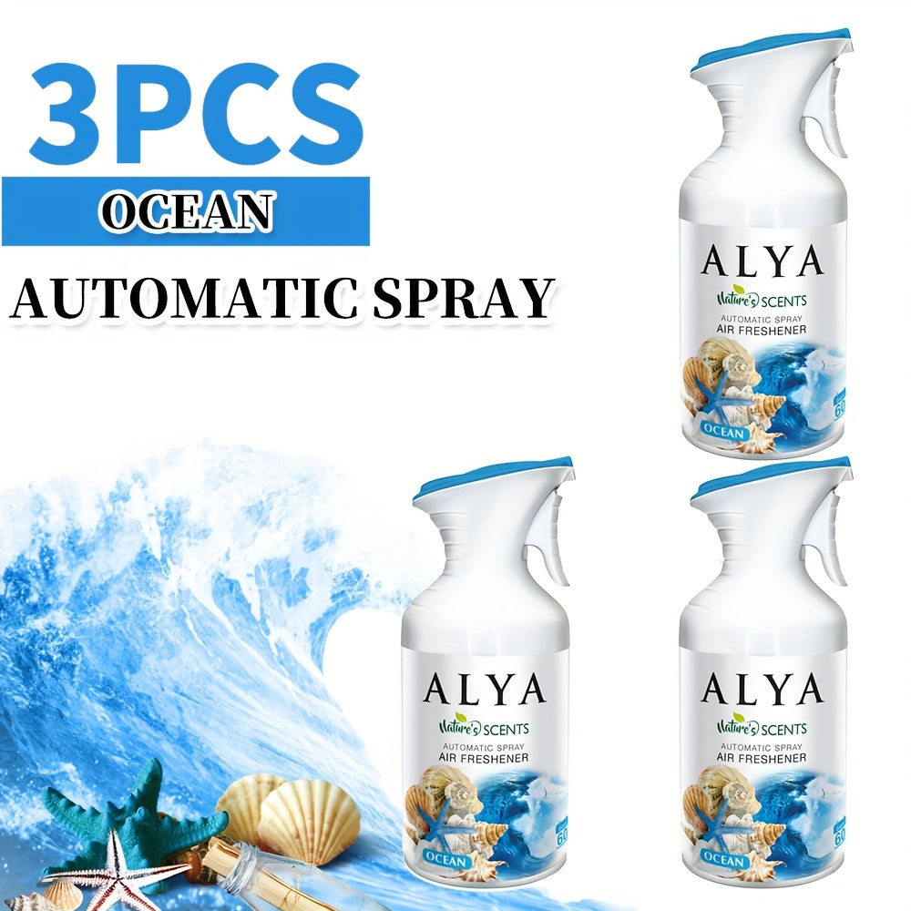 Aromatherapy Air Freshener Room Spray 8.45oz – 6 Scents, Odor-Fighting, Multi-Purpose for Home, Car, Bathroom & Closet – 1pc / 3pc