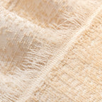 Chenille Fringe Couch Protector Slipcover – Super Soft Pet-Friendly Solid Sofa Cover for 2 3 4 Seater, Living Room Decoration, Cream White Green Grey Orange