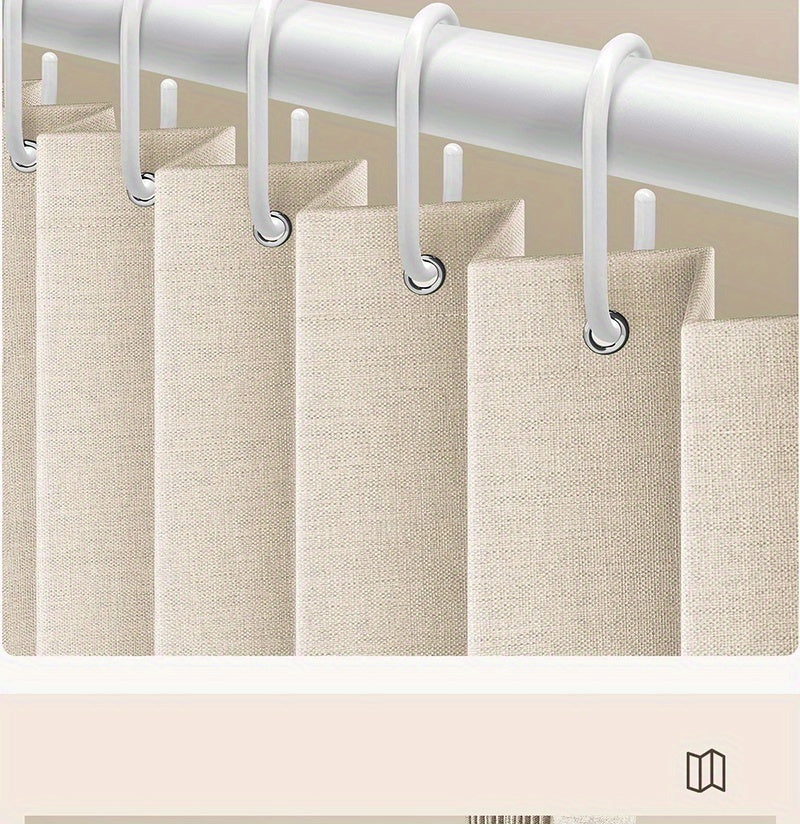 Boho Striped Magnetic Door Curtain – Elegant Folding Polyester Partition Curtain for Living Room, Bedroom & Kitchen, No-Drill Magnetic Closure, Hand Washable