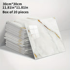 3D Marble Peel and Stick Wall Tiles 20/50pcs, Self-Adhesive Foam Wall Panels & Wall Stickers for Bathroom, Kitchen, Living Room & Bedroom Renovation, Easy to Cut & Clean, Grey Marble, Not Real Tile