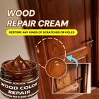 Color-Matching Wood Scratch Repair Paste – Crack & Gouge Filler for Furniture, Doors, Cabinets, Tables, Chairs & Hardwood Floors, Restores Surface Color & Finish, Easy No-Sand Application