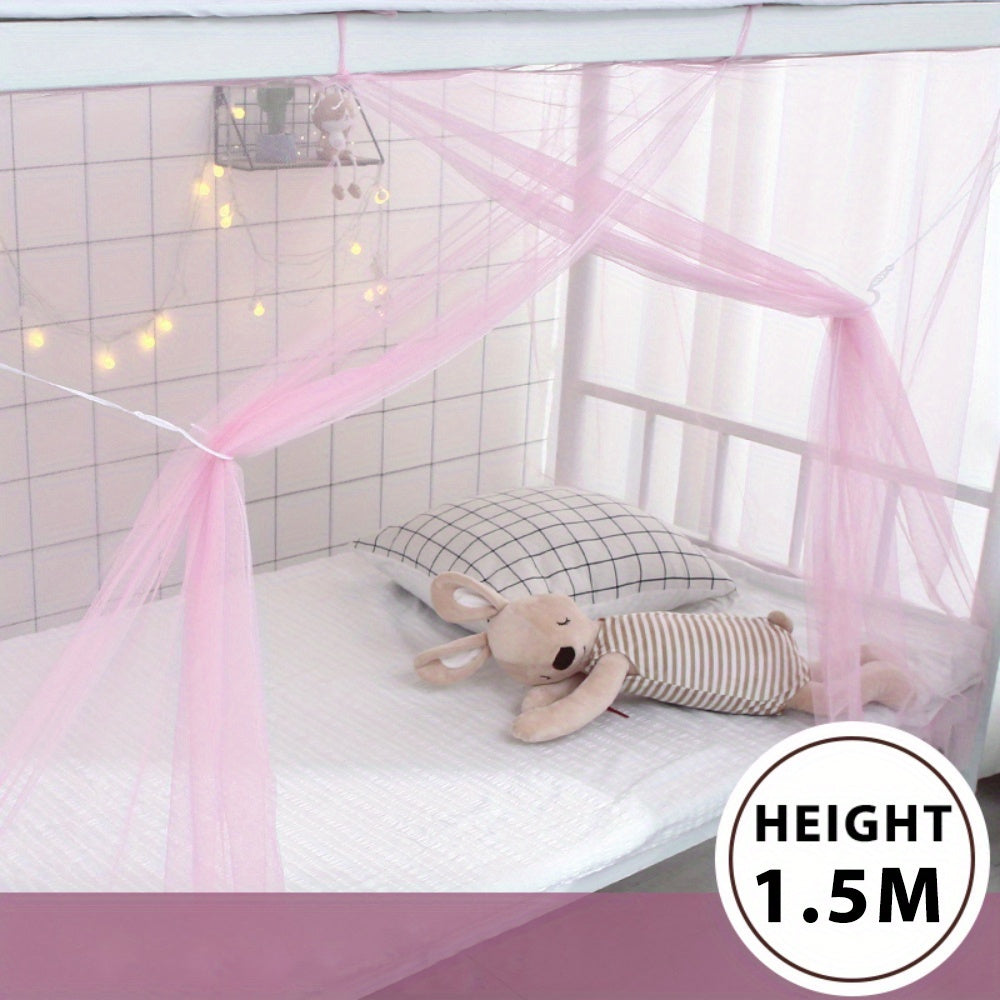 4-Corner Bed Canopy Mosquito Net – Bedroom & Camping | M / L / XL / 2XL