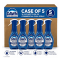 Dawn Powerwash Dish Spray 16oz Heavy Duty Professional Formula, Bulk 2-Pack & 5-Pack, Fast-Acting Grease Cutting Dish Soap Spray for Kitchen Pots Pans