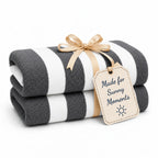 Oversized Striped Beach Towels 2 or 4pcs – Ultra-Soft Quick-Dry Sand-Free Vacation Design | Multiple Colors | Great for Beach, Swim, Travel, Yoga, Camping & Bath