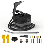 Handheld Steam Cleaner Large-Capacity with Extra-Large Water Tank – Rapid Heating Portable Multi-Function Cleaner for Floors, Cars, Fabrics, Kitchen & Bathroom Tile Grout