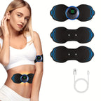 Body Massager with 19 Strength Settings & 3 Replaceable Pads – Electric Muscle Relaxer for Arms Legs Shoulders & Waist, Portable Full Body Pain Relief Device