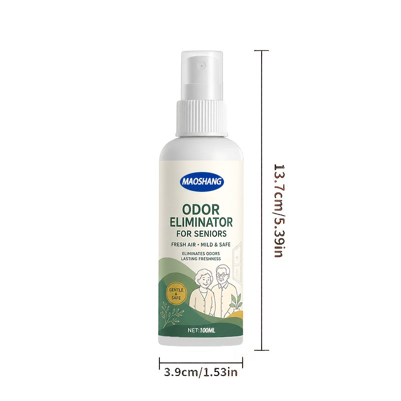 Room & Fabric Odor Eliminator Spray 100ml, Eliminates Body Odor Urine & Elderly Odor from Bedrooms Guesthouses & Hotels, Long-Lasting Air Freshening Deodorizer for Rooms & Textiles