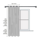 Blackout Curtains 2 Panels 100% Room Darkening 96 Inch Long – Triple Weave Thermal Insulated Back Tab & Rod Pocket Window Drapes for Bedroom & Living Room