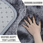 Soft Plush Tie-Dye Area Rug – Non-Slip, Washable Large Rectangle Mat | 8 Sizes