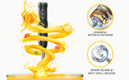 400W Immersion Hand Blender Stick Mixer with 304 Stainless Steel Blades, 2 Speeds & Turbo Mode, Detachable Base – 5-in-1 Set Available, Perfect for Soups, Smoothies, Purees & Baby Food