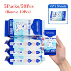 Flushable Wet Wipes with Probiotics Fragrance Free Sewer Safe Soft Thick Plant-Based Disposable Wipes for Personal Care Incontinence Travel Camping Available in Multiple Pack Sizes