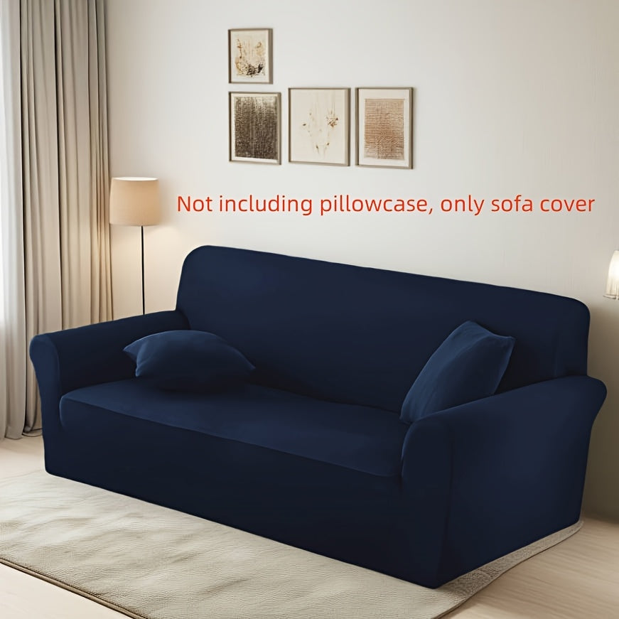 Elastic Anti-Slip Sofa Cover Cat Paw Protection – Stretch Furniture Slipcover for Living Room, Bedroom & Office, Easy Care Fabric Couch Cover (Pillowcase Not Included)