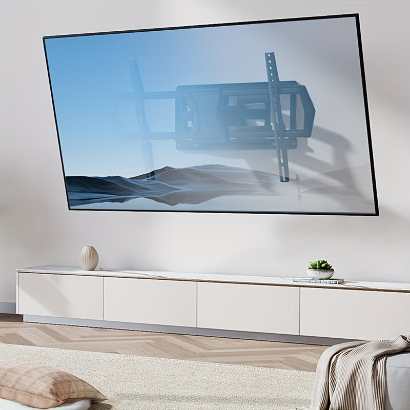 Full Motion TV Wall Mount for 37–86 Inch TVs, Heavy Duty Articulating Bracket, Swivel & Tilt, VESA 600x400mm, Holds Up to 100 lbs
