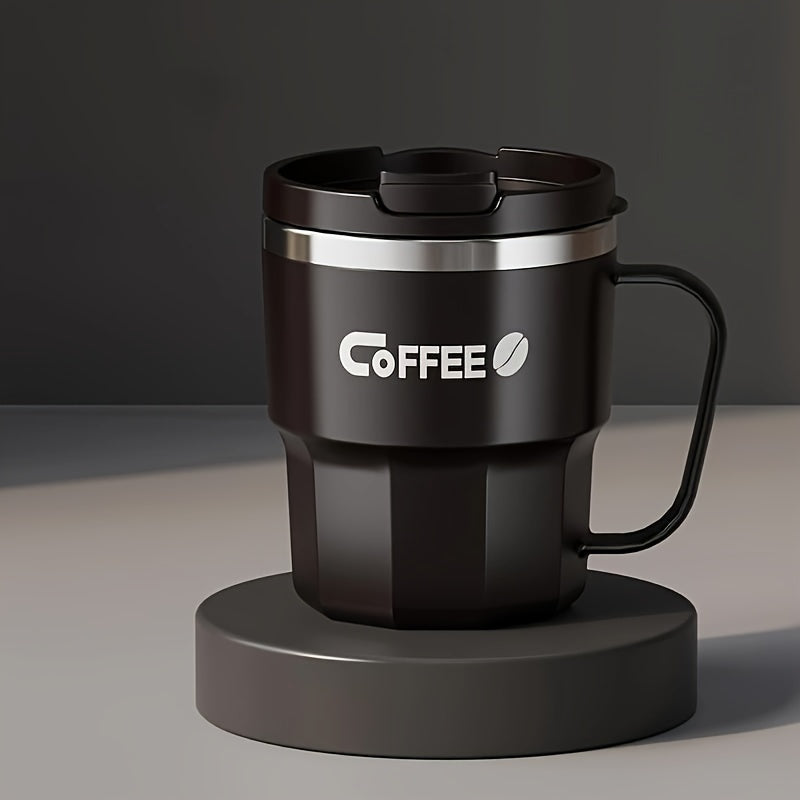 Double Wall Insulated Stainless Steel Coffee Mug with Lid – Reusable Travel Cup for Hot & Cold Drinks, Dishwasher Safe, Multiple Colors – Perfect Gift for Office, Camping & Holidays