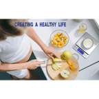 Digital Kitchen Scale 3000g 0.1g Accuracy - Pocket Food Scale with 6 Measurement Modes LCD Display and Tare Function - Compact Nutrition Scale for Cooking Baking Coffee and Meal Prep