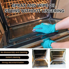 Stove & Oven Foam Cleaner Spray 3.38oz, Multi-Purpose Citric Acid Formula Removes Kitchen Grease & Stains, Deodorizing Non-Toxic Unscented Cleaner for Stoves, Ovens & Stainless Steel Appliances
