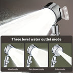 High Pressure Filter Showerhead 3 Adjustable Spray Modes with Angle-Adjustable Mount – Super Pressurized Home Bath Shower Head Bathroom Upgrade, Silver