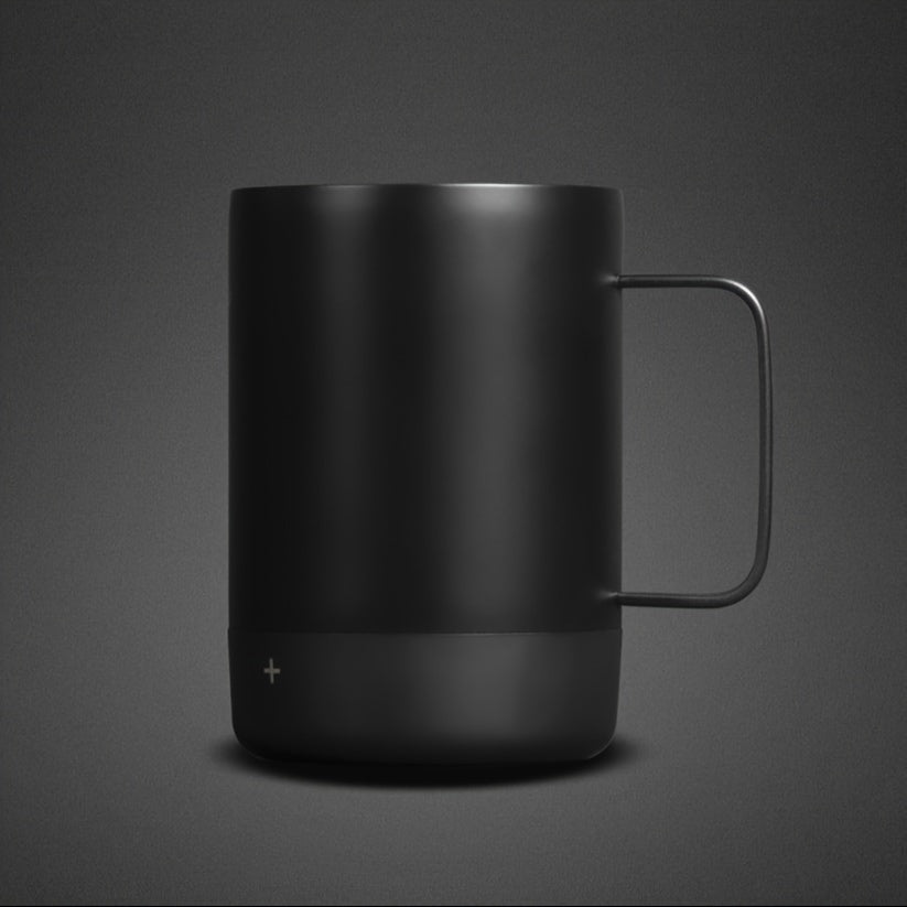 Self Heating Coffee Mug 12oz USB-C Rechargeable – Smart Temperature Maintaining Electric Mug with LED Display for Coffee & Hot Beverages