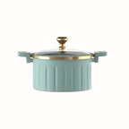 Enamel Stew Pot Large Capacity Non-Stick Dutch Oven with Double Handles for Family Gatherings, Holiday Parties & Everyday Cooking