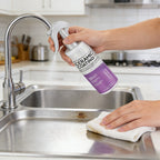Ceramic Coating Spray for Stainless Steel Appliances - Fingerprint & Stain Repellent, Glossy Shine Formula for Sinks, Countertops & Glass, Citric Acid & Glycerin Formula, Kitchen & Bathroom Use