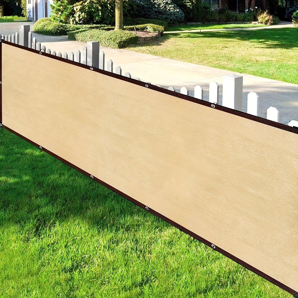 Outdoor Shade Cloth UV Block Privacy Fence Screen – HDPE Sunshade Net for Patio, Garden & Lawn | Multiple Sizes & Colors with Lanyard Included
