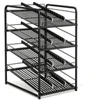 7-Tier Can Rack Organizer for Pantry | Holds 84 Cans Metal Can Dispenser with Adjustable Dividers for Kitchen Cabinet