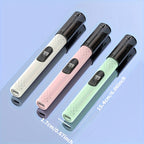 Electric Nose Hair Trimmer USB Rechargeable Unisex - Stainless Steel Painless Trimmer for Nose Ear Eyebrow Hair, Portable Grooming Tool Men Women, Green
